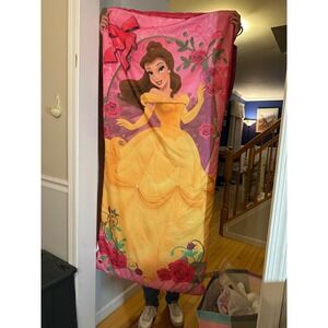 Disney Princess Belle Sleeping Bag Beauty and the Beast Pink Yellow Slumber Bag